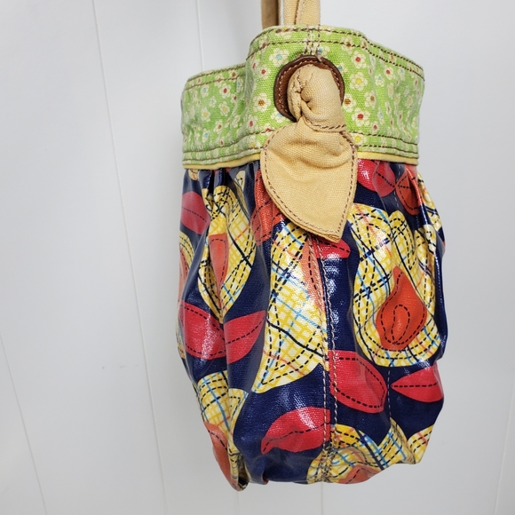 Fossil  floral coated leather muticolor purse - Picture 5 of 13